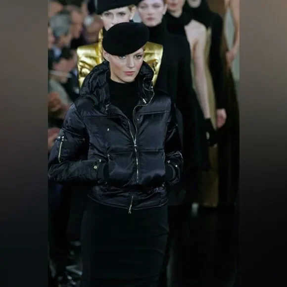 Ralph Lauren RLX Fall 2007 Runway Black Satin Ski Puffer Jacket - Picture 3 of 16